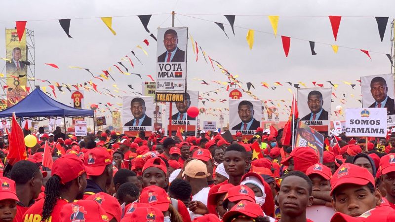 Read more about the article Angola at a crossroads as citizens vote in tight presidential election race | CNN