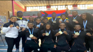 Read more about the article [VIDÉO] Kickboxing : la délégation mauricienne rentre au pays !