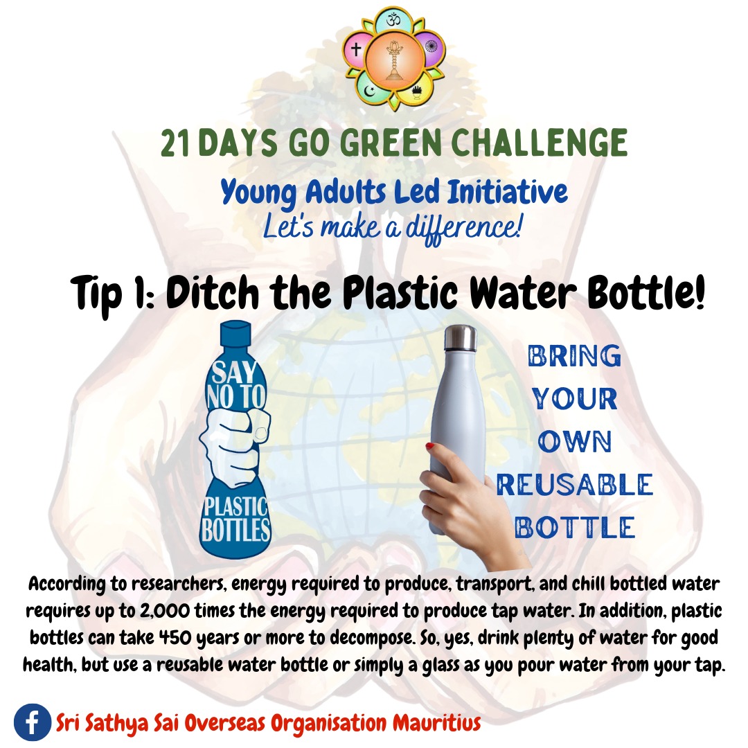 You are currently viewing "Ditch the plastic water bottle" un défi vert de 21 jours