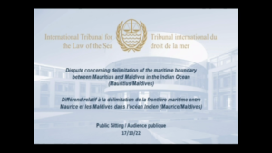 Read more about the article [VIDÉO] Maurice / Maldives : début des audiences du Tribunal international du droit de la mer