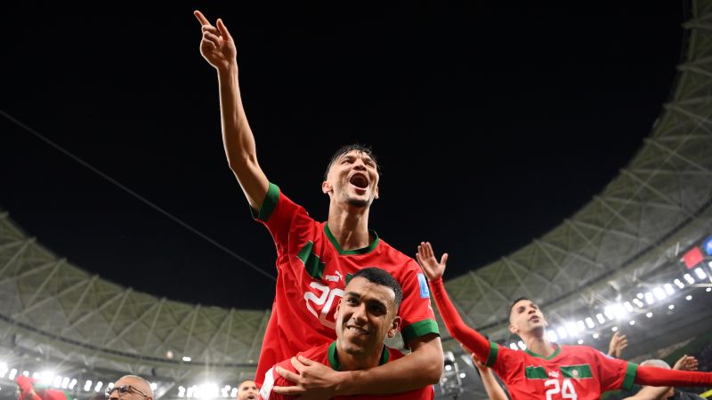Read more about the article Morocco’s historic World Cup achievement hailed worldwide | CNN