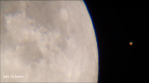 Read more about the article [VIDÉO] 2e occultation lunaire de la planète mars en un mois : cette fois-ci visible à Maurice