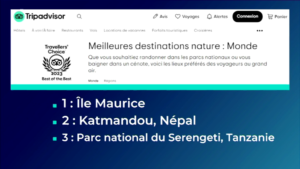 Read more about the article [VIDÉO] Maurice classé à la première place des destinations ‘Nature’