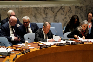 Read more about the article Ukraine allies denounce ‘cynical’ Russian meeting at UN