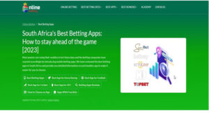 Read more about the article What is The Most Reliable Betting App In South Africa? | The African Exponent.