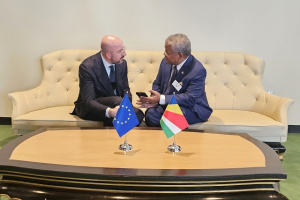 Read more about the article Tax transparency: Seychelles’ President highlights negative impact of ‘partially compliant’ rating in talks with President of European Council