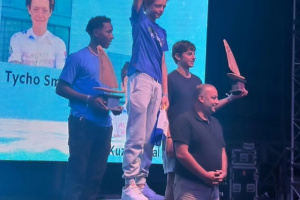 Read more about the article 14-year-old Seychellois windsurfer wins silver at Youth & Junior Slalom World Cup